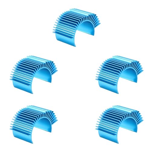 Reinscer 5X Rc Auto Teile 540 550 Motor Kuehler Fuer 12428 12423 A959-B A969-B A979-B A929-B Blau von Reinscer