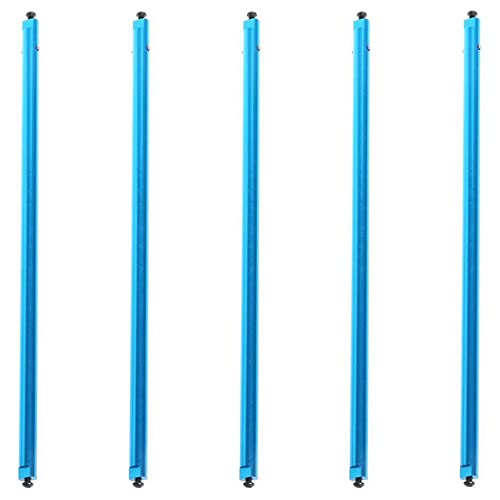 Reinscer 5X Zentral Antriebs Welle FÜR Toys A949 A959 A969 A979 K929 RC Auto, Metall, Blau von Reinscer