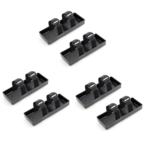 Reinscer 6 Set RC Kunststoff Batterie Fach Batterie Kasten Halterung für 1/8 1/10 Axial SCX10 TRX4 D90 RC Crawler Auto Teile von Reinscer
