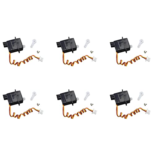 Reinscer 6X 1,9 G Kunststoff Servo für V966 V911S V977 V930 V931 XK K110 K124 A600 A430 A800 RC Hubschrauber Teile Zubehör von Reinscer