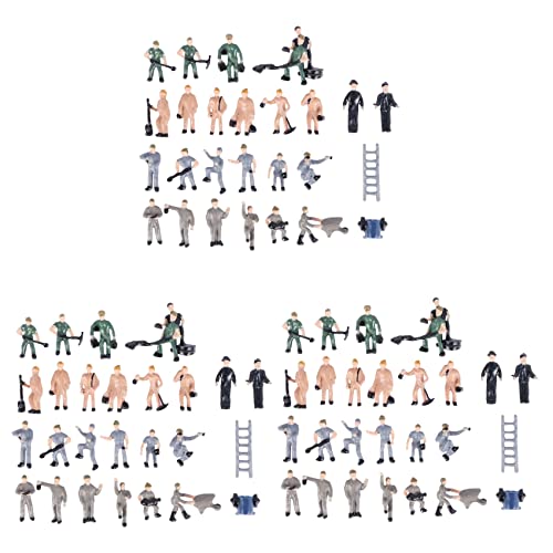 Reinscer 75 Stueck Bemalte Figuren 1:87 Figuren Eisenbahner Miniaturen mit Eimer und Leiter Reinscer 75 Stueck Bemalte Figuren 1:87 Figuren Eisenbahner Miniaturen mit Eimer und Leiter von Reinscer