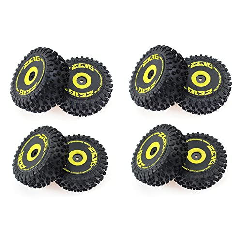 Reinscer 8 Stücke Vorder und Hinterradreifen für 144001 144010 124016 124017 RC Auto Upgrade Teile Teile Zubehör von Reinscer