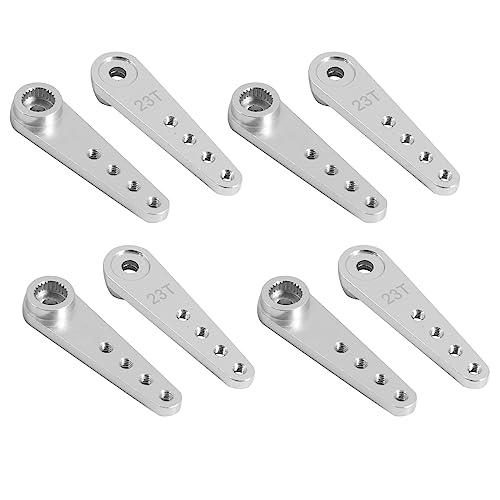 Reinscer 8 Teile/Los CNC Aluminium Legierung Servo Arm 1,25-2,5 für Futaba Servos, 23 T von Reinscer