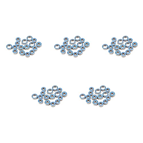 Reinscer 80PCS Gummiversiegeltes Kugellager-Kit für TT02 TT-02 TT02D TT-02D 1/10 RC Car Upgrades Teile ZubehöR von Reinscer