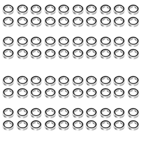 Reinscer 80x 144001-1297 Lager für 144001 1/14 4WD RC Auto Teile Upgrade Zubehör, 4X7X1.8 Reinscer 80x 144001-1297 Lager für 144001 1/14 4WD RC Auto Teile Upgrade Zubehör, 4X7X1.8 von Reinscer
