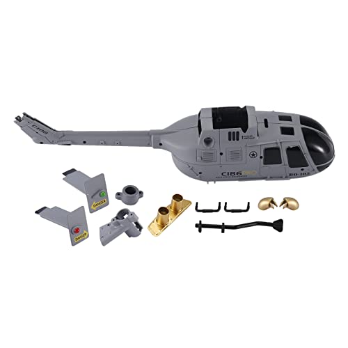 Reinscer C186 Shell Cover Set für C186 C-186 RC Hubschrauber Flugzeug Drohne Ersatzteile Upgrade ZubehöR,1 von Reinscer