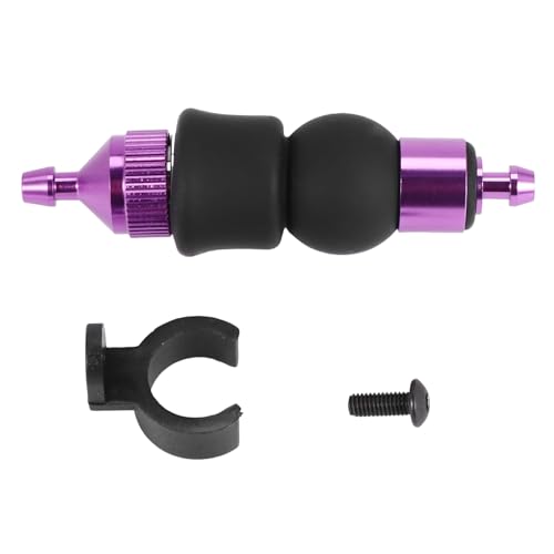 Reinscer Kraftstofffilter Nitro Motorteile Kraftstofftank Ersatzteile für 1/8 1/10 RC Modellauto Redcat,Lila von Reinscer