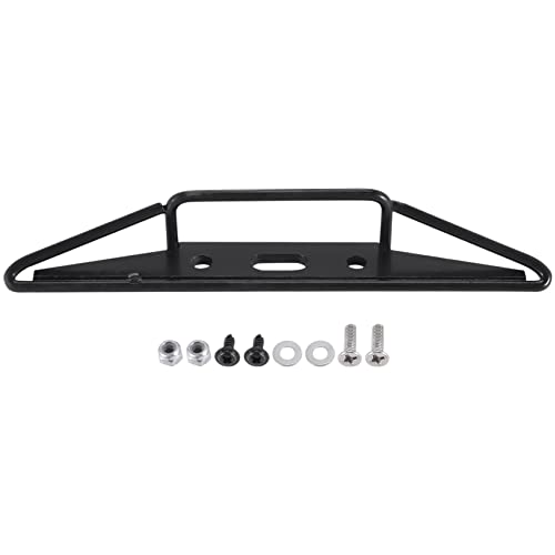 Reinscer Metall Heck Stoßstange für Mn D90 D99 D99S Mn90 Mn99S 1/12 Rc Auto Upgrade Teile, Schwarz von Reinscer