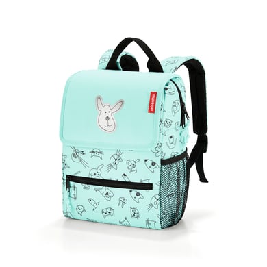 reisenthel® backpack kids cats and dogs mint von Reisenthel