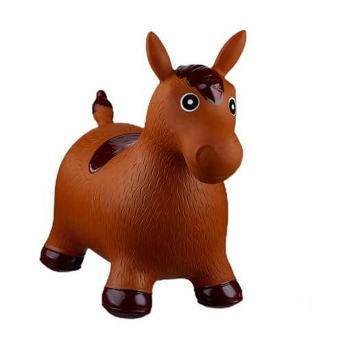 Relaxdays 10024991_93, braun Hüpftier Pferd, inklusive Luftpumpe, Hüpfpferd bis 50 kg, Hüpfpony BPA frei, für Kinder, Hüpfspielzeug, 48 x 26 x 58 cm Relaxdays 10024991_93, braun Hüpftier Pferd, inklusive Luftpumpe, Hüpfpferd bis 50 kg, Hüpfpony BPA frei, für Kinder, Hüpfspielzeug, 48 x 26 x 58 cm von Relaxdays