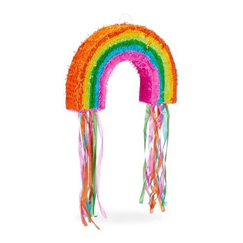 Relaxdays 10025179 Regenbogenfarben Regenbogen Aufhängen, für Kinder, Mädchen & Jungs, Geburtstag, zum selbst Befüllen, Piñata, bunt, Pinata einzeln Relaxdays 10025179 Regenbogenfarben Regenbogen Aufhängen, für Kinder, Mädchen & Jungs, Geburtstag, zum selbst Befüllen, Piñata, bunt, Pinata einzeln von Relaxdays