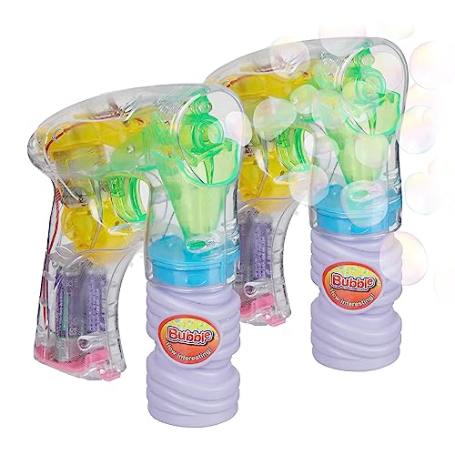 Relaxdays LED Seifenblasenpistole, 2er Set, Seifenblasenmaschine Kinder, elektrisch, mit Batterien & Seifenlauge, bunt, 15 x 13 x 5.00 cm Relaxdays LED Seifenblasenpistole, 2er Set, Seifenblasenmaschine Kinder, elektrisch, mit Batterien & Seifenlauge, bunt, 15 x 13 x 5.00 cm von Relaxdays