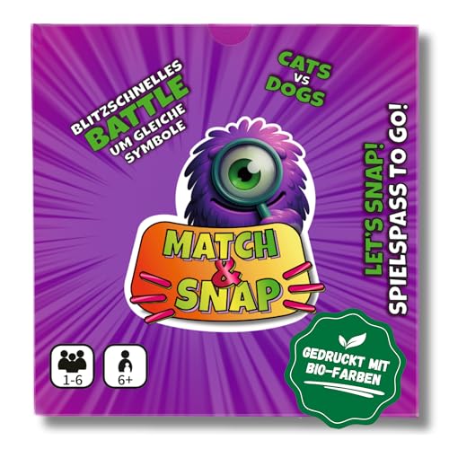 Match ‘n Snap – schnelles Reaktionsspiel mit Hunden und Katzen für die ganze Familie I tolle Geschenkidee, lustiges Kartenspiel als Geburtstagsgeschenk, Wichtelgeschenk und Reisespiel Match ‘n Snap – schnelles Reaktionsspiel mit Hunden und Katzen für die ganze Familie I tolle Geschenkidee, lustiges Kartenspiel als Geburtstagsgeschenk, Wichtelgeschenk und Reisespiel von Relaxed Monkey