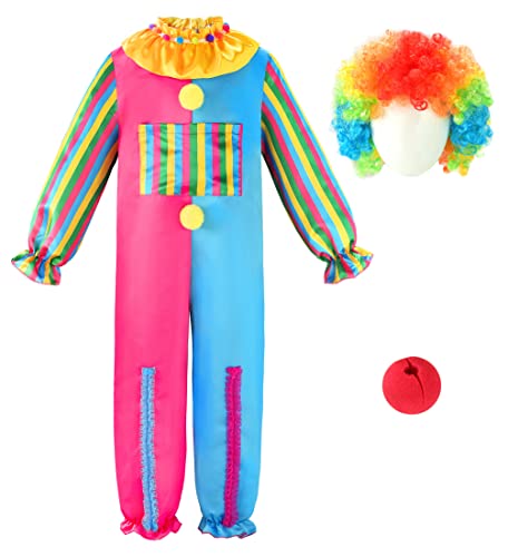 ReliBeauty Clown Kostüm Kinder Junge Halloween Karneval,100 von ReliBeauty
