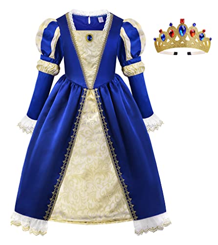 ReliBeauty Mittelalter Kleid Mädchen Kinder Karneval Halloween Cosplay Party, 100 von ReliBeauty