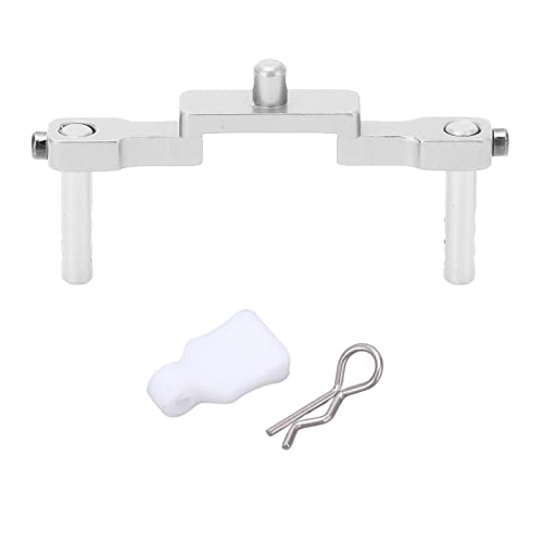 Aluminum Alloy RC Front Shell Column for AXIAL SCX24 | CNC Machined Adjustable Mount | 1/24 Scale RC Car Parts/Crawler Accessories | High Temp & Protective Coating (Silver) von Reliant Jazzy