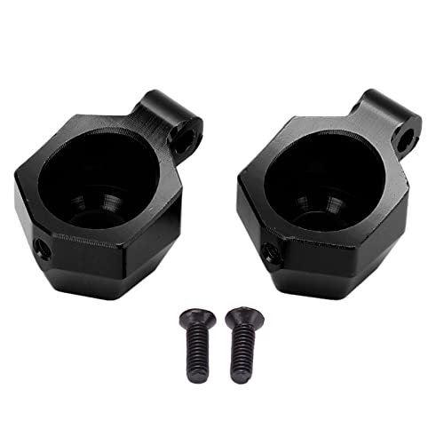 Aluminum Rear Hub Carrier for SG1603 / SG1604 RC Car | Accurate Fit Reduces Bearing Vibration | Long - Lasting Upgrade Replacement (Black) von Reliant Jazzy