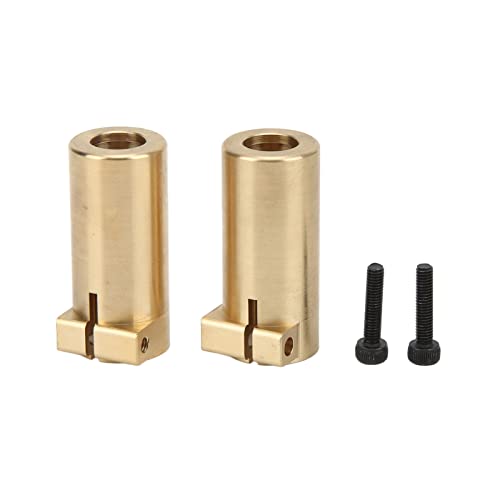 Brass Rear Axle Adapters for Axial Scx10 II 90046 | Heavy Duty Counterweight for 1/10 RC Cars | Improves Stability & Handling | Sturdy Metal Replacement Part von Reliant Jazzy