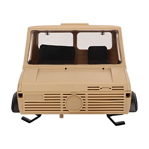 RC Car Head Assembly | Realistische Khaki -Plastikfront für Off - Straße Fernbedienung Fahrzeuge | Idealer Ersatz/einfache Installation | Leicht und robust von Reliant Jazzy