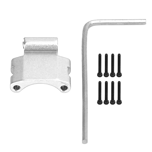 Rear Axle Truss for RC Cars | Aluminum Alloy High Performance & Long - Lasting Finish | Replacement for Axial SCX24 / AXI90081 (Silver S) von Reliant Jazzy