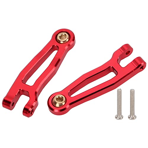 Reliant Jazzy 2Pcs RC Car Swing Arm | High Strength Aluminum Alloy for SG1603 / SG1604 / UD1601 / UD16024 | Reduce Bumps & Vibration for 1/16 RC Cars | Easy to Install Upgrade Parts (Red) von Reliant Jazzy
