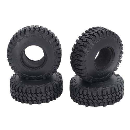 Reliant Jazzy 4PCS -Gummireifen für 1/10 RC Climbing Car | 115 mm Durchmesser 40 mm Breite | Ersatz für SCX10 | Verbesserte Leistung und verbesserter Griff | Off - Straßenleistung von Reliant Jazzy
