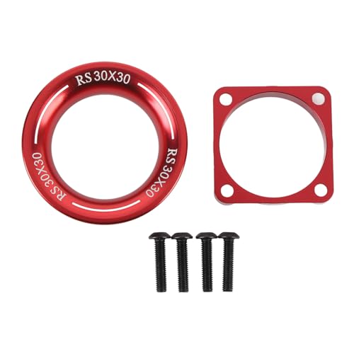 Reliant Jazzy Aluminiumlegierung RC -Kühlungslüfterabdeckung | 30x30 mm für 540/550 /3650 Motor & ESC Heatkal | Kompatibel für D3 / D4 / HPI 1/10 & 1/8 RC -Autos | Optimiertes Luftstromdesign (Red) von Reliant Jazzy