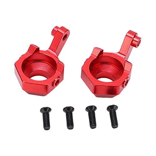 Reliant Jazzy Aluminiumlegierung vordere Lenkbecher für 1/16 SG - 1603 / SG - 1604 RC -Auto | Genauige Passform & lang - dauerhaftes Upgrade | Austausch für Plastiklenkern/RC -Autoteile/Aus (Red) von Reliant Jazzy