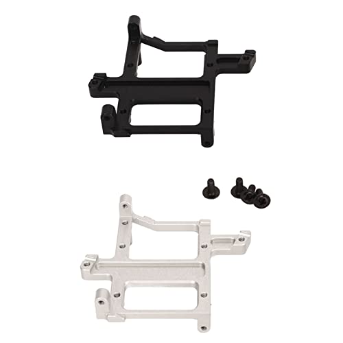 Reliant Jazzy Aluminum Alloy RC Servo Bracket | High Strength Replacement for Off - Road Vehicles | No - Bend Design for Extreme Conditions | Easy Install Car Gear Box Mount (Silver) von Reliant Jazzy