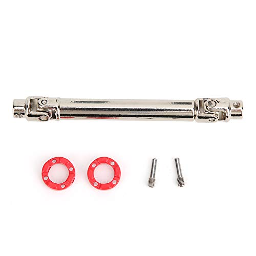 Reliant Jazzy Antriebswelle für axiale SCX - 10 90046 / D90 1/10 RC -Auto | Metall -Upgrade -Ersatzteil | Einstellbare 90-120 mm Länge mit Befestigungsschrauben von Reliant Jazzy