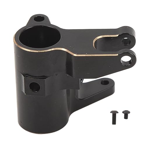 Reliant Jazzy Brass Front Axle Link Mount for Axial SCX10 Pro 1/10 RC Crawler | Weighted Design for Climbing & Stability | Black Gold Frame AXI03028 | Sturdy & Oxidation Protected von Reliant Jazzy
