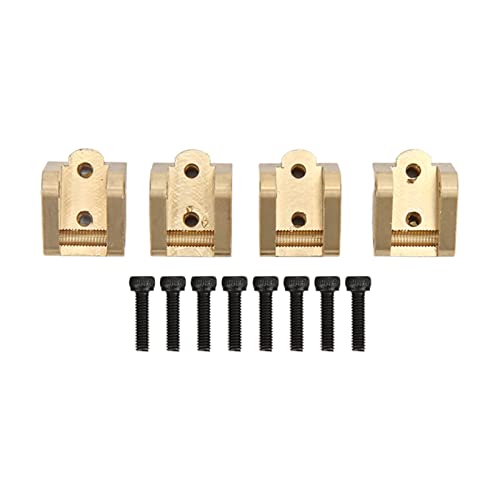 Reliant Jazzy Brass Link Rod Mount for Axial Scx10 II 90046 90047 | 1/10 Scale RC Crawler Car | Front Rear Axle Upgrade/Lower Center of Balance/Improved Stability Reliant Jazzy Brass Link Rod Mount for Axial Scx10 II 90046 90047 | 1/10 Scale RC Crawler Car | Front Rear Axle Upgrade/Lower Center of Balance/Improved Stability von Reliant Jazzy