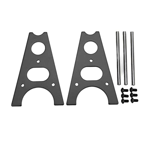 Reliant Jazzy RC Car Lift Stand | Universal for 1/8 & 1/10 Scale Units | Aluminum Alloy Wheel Repair Equipment | DIY Accessory for SCX10 & Other RC Cars (Black) von Reliant Jazzy