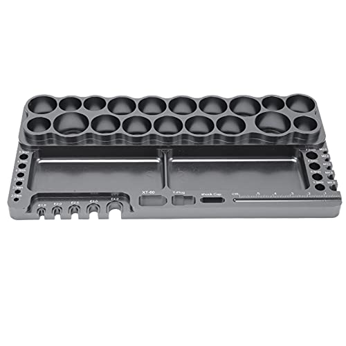 Reliant Jazzy Universal RC Tools Rack | Multifunctional Remote Control Car Repair Parts Organizer | Aluminum Alloy Stand for Screwdrivers/Pliers/Wire Cutters | Compact & Portable von Reliant Jazzy