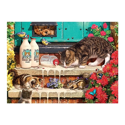 Relish “Katzen Schlemmern” Demenz-Puzzle 35 Teile Alzheimer-Aktivitäten/Puzzle & Demenz-Geschenke für Senioren von Relish