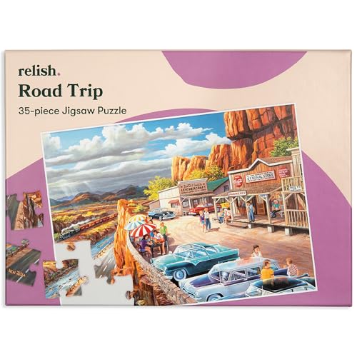 Relish “Autoreise ” 35 Teile Puzzle für Menschen mit Demenz oder Alzheimer - Geschenke und Aktivitäten für Senioren von Relish