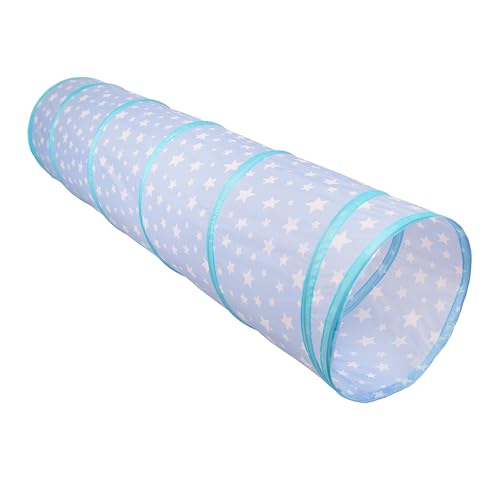 Relsy Starry Baby Blue Pop Up Tunnel für Kinder, Kleinkinder, Haustiere, 180 cm x 45 cm, Kleinkind-Spieltunnel, weiches blaues Sternen-Baby-Spielzeug und Zelt-Zubehör Relsy Starry Baby Blue Pop Up Tunnel für Kinder, Kleinkinder, Haustiere, 180 cm x 45 cm, Kleinkind-Spieltunnel, weiches blaues Sternen-Baby-Spielzeug und Zelt-Zubehör von Relsy