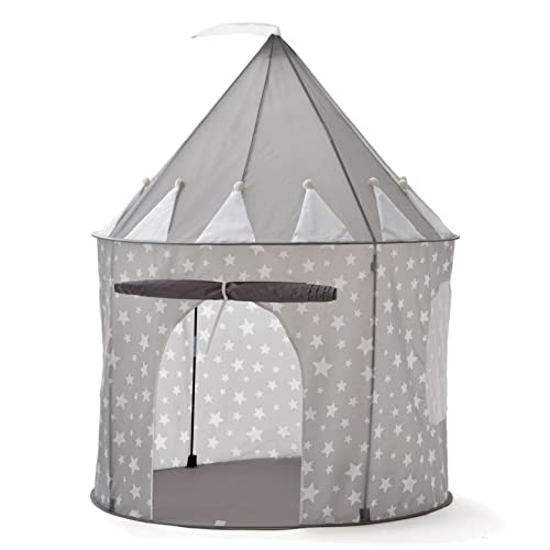 Relsy Pop Up Kinderzelt Für Drinnen/Outdoor Mit Grauem Sternenmuster, 100cm X 135cm Spielzelt Indoor Relsy Pop Up Kinderzelt Für Drinnen/Outdoor Mit Grauem Sternenmuster, 100cm X 135cm Spielzelt Indoor von Relsy