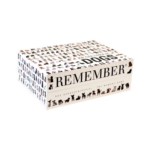 Remember DG44 Memory Gedächtnisspiel Hunde – 44 Bildpaare für Hundefreunde (88 Karten) von Remember