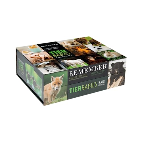 Remember 44 Tierbabies in der Magnetbox Gedächtnisspiel von Remember
