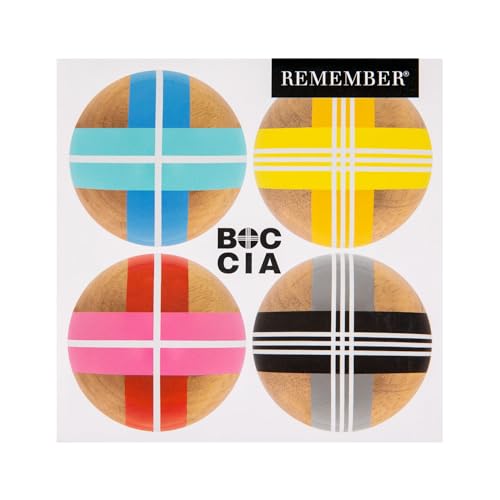 REMEMBER Boccia - Holzboccia (8x Holzboccias + 1x Holzbällchen + 1x Baumwolltasche) REMEMBER Boccia - Holzboccia (8x Holzboccias + 1x Holzbällchen + 1x Baumwolltasche) von Remember
