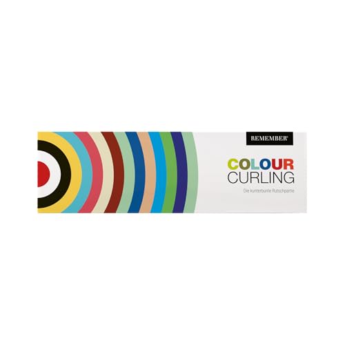 Remember Colour Curling | The Colourful Slide Game mit großer Spielmatte 150x50cm aus Neopren | 18 Spielsteine aus Holz | Baumwollbeutel für Transport | 2-8 Spieler | ab 6 Jahren Remember Colour Curling | The Colourful Slide Game mit großer Spielmatte 150x50cm aus Neopren | 18 Spielsteine aus Holz | Baumwollbeutel für Transport | 2-8 Spieler | ab 6 Jahren von Remember