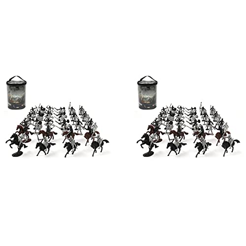Remingtape 104 Teile Mittelalterliche Kavallerie Krieg Soldat Modell Römischer Soldat Antike Mittelalterliche Modell Aktion Figuren Spielzeug von Remingtape
