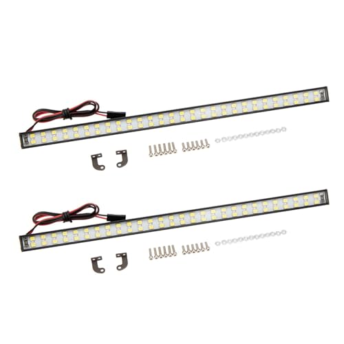 Remingtape 2Satz 227Mm 56 LED Superhell Dach Licht LED Licht Leiste für 1/6 RC Crawler Auto Axial SCX6 JLU Upgrade Teile von Remingtape