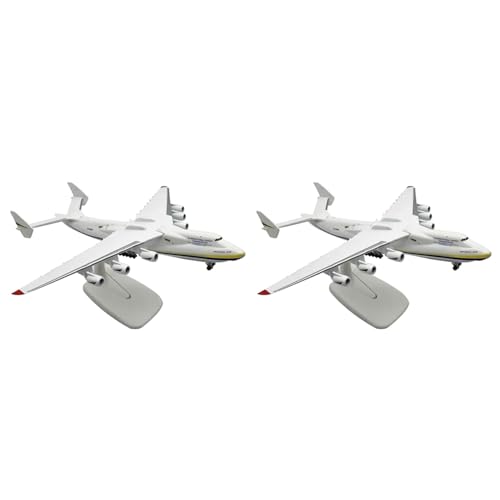 Remingtape 2X Antonov An-225 Mriya Flugzeugmodell Aus Metalllegierung, Nachbildung Eines Modellflugzeugs im MaßStab 1:400, Spielzeug für die Sammlung von Remingtape