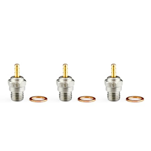Remingtape 3X 70117 Glühkerze für T1 N3 N4 Hot Spark Nitro Motorteile Ersetzen OS 8 für Redcat 1/8 1/10 RC Car von Remingtape