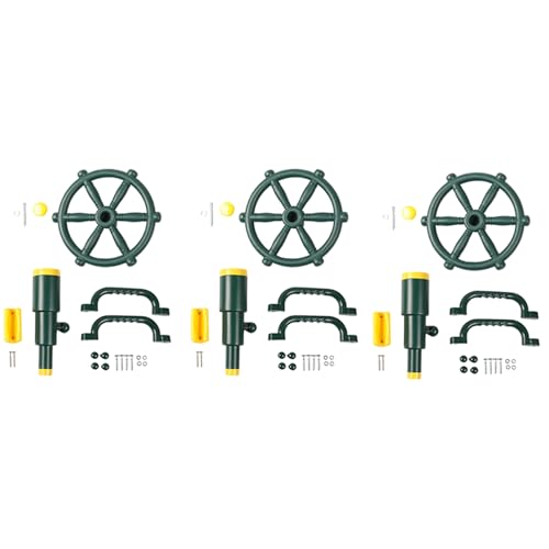 Remingtape 3X SpielplatzzubehöR für Kinder Outdoor-Spielset Kinderpiraten-Teleskop, Lenkrad, SpielgeräTe - Hinterhof von Remingtape