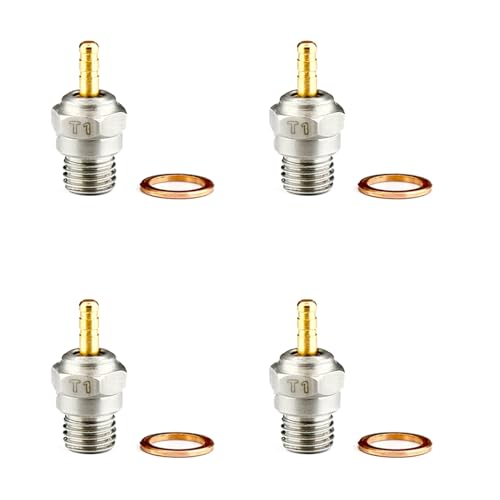 Remingtape 4X 70117 Glühkerze für T1 N3 N4 Hot Spark Nitro Motorteile Ersetzen OS 8 für Redcat 1/8 1/10 RC Car von Remingtape