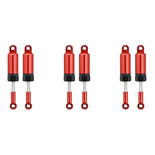 Remingtape 6 Stück Innenfeder des Stoß Dämpfers Aus Aluminium Legierung Für 1/16 RC Crawler B16 B36 C24 C34 MN D90, Rot Remingtape 6 Stück Innenfeder des Stoß Dämpfers Aus Aluminium Legierung Für 1/16 RC Crawler B16 B36 C24 C34 MN D90, Rot von Remingtape