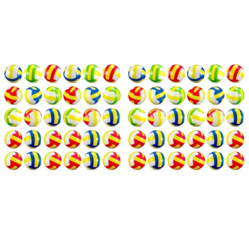 Remingtape 60 Stück Mini-Volleyball-Stressbälle 2,36-Sportbälle Mini-Volleyball-Spielzeug für Kinder zum Stressabbau, Partyspielzeug Remingtape 60 Stück Mini-Volleyball-Stressbälle 2,36-Sportbälle Mini-Volleyball-Spielzeug für Kinder zum Stressabbau, Partyspielzeug von Remingtape
